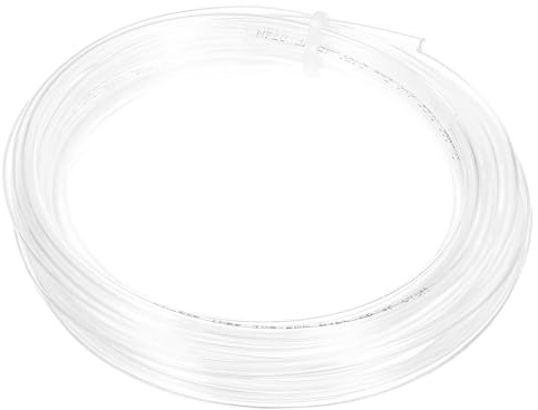 PATIKIL Pneumatic Tubing 5/32 OD 16.4ft, 4mm OD 2.5mm ID PU Air Line Pipe Tube for Air Compressor Fitting or Fluid Transfer,Clear