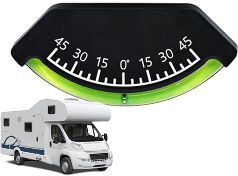 Mimoqk Wasserwaage für Wohnwagen | Nivelliermesser mit hoher Sichtbarkeit für Anhänger, Neigungsmesser, wasserdicht, Nivellierung für Fahrzeuge, Van, Reisen, Camping