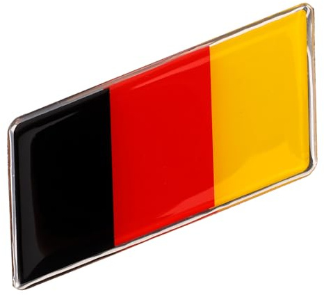 FOMIYES Autocollant Drapeau Allemand pour Voiture Autocollant Décoratif Anti-Rayures Protection Peinture Décoration Automobile Facile à Poser Résistant aux Intempéries