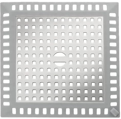 Abflusssieb Duschabfluss Sieb Bodenablauf Abdeckung Abflusssieb aus Edelstahl Duschabfluss Sieb Haare Abdeckung Quadratisch Geeignet für Badezimmer, Küche, Waschbecken usw(12,5 cm X 12,5 cm)