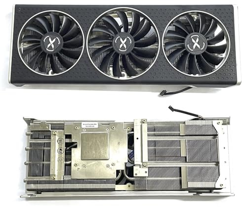 RENXUOZ Refroidisseur de Carte Graphique XFX pour RX 6700 XT 12 go OC, Ventilateur GPU RX6800 CF9015U12D
