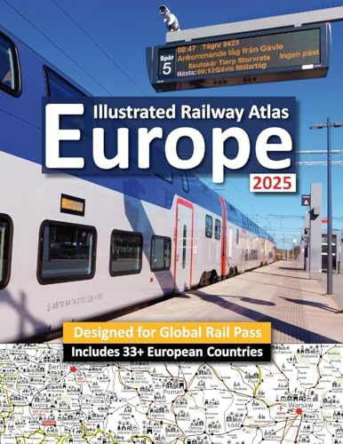 Interrail/Eurail Icon Illustrated Railway Atlas - Global Pass Edition