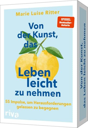Von der Kunst, das Leben leicht zu nehmen – 55 Impulse, um Herausforderungen gelassen zu begegnen: Kartenset zum Bucherfolg von @luiseliebt. Für mehr Lebensfreude und Zufriedenheit