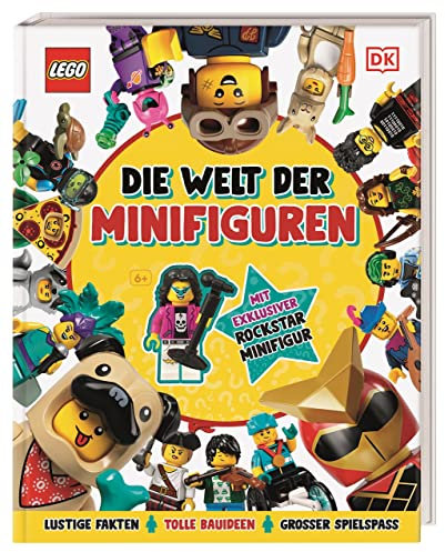 LEGO® Die Welt der Minifiguren: Lustige Fakten, tolle Bauideen, großer Spielspaß. Mit exklusiver Rockstar Minifigur. Für Kinder ab 6 Jahren