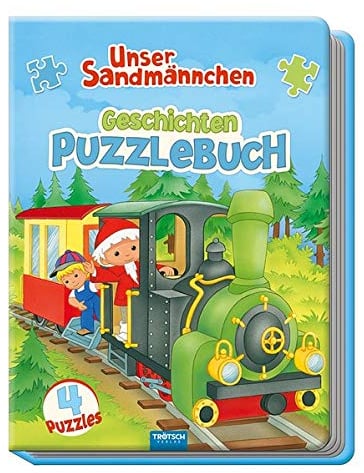 Trötsch Unser Sandmännchen Geschichten-Puzzlebuch: Beschäftigungsbuch Entdeckerbuch Puzzlebuch