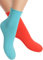 alber's SENSITIVE - 5 Paia | Calzino Cotone Donna Corto | Senza Elastico | Calze Sanitarie | Sportivo | Polsino Super Comfort | Assortito | 36-38
