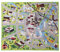 1. FC Köln Spielteppich 100x120 cm, Straßenteppich - Plus Lesezeichen I Love Köln
