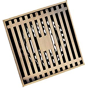 Platz Bodenablauf Abfall Kanaldeckel Für Badezimmer Duschraum Toilette Im Freien Garten 10 * 10 cm