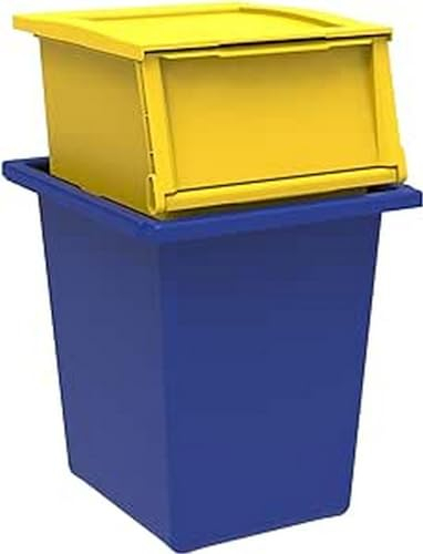 Terry, Ecobin 25+30 Set 2 Contenedores para Reciclaje de Residuos, Polipropileno, 25 L + 30 L