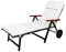 Kettler Polen KETTtex 8194 Auflage Rollliegen Marbella weiß Sitzpolster 190x60x7,5 cm (ohne Liege)