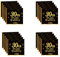Servietten 30 Geburtstag,20 Stück Papierserviette Geburtstag,33 x 33 cm Geburtstagsservietten,Schwarz und Gold Tischdekoration für PartyGeburtstag,Happy 30th Birthday Paper Napkins für 30Geburtstag