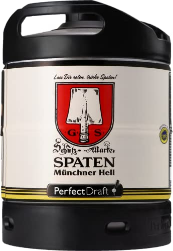 Perfectdraft Fässer - Bier passend für Zapfanlage für Zuhause. Inklusive 5 Euro Pfand (Spaten)