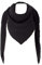 stylx XXL Tuch 23 Farben Farbwahl Halstuch Musselintuch Musselin Damen Damenhalstuch Dreieckstuch Schal Herren Männer Frauen Herrenhalstuch Dreieckig leicht (einlagig) (schwarz)