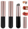 3 in 1 Silikon Lippenstift Applikatoren Wiederverwendbarer Lippenstift Lippenbalsam Lipgloss Pinsel mit Kappe Maniküre Set