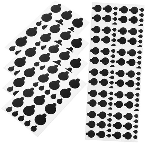 Angoily 10 Sheets Cover Stickers Self-adhesive Blackout Stickers for Light Convenient for Routers Tvs and Devices