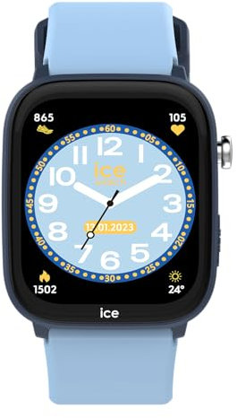 Ice-Watch - ICE smart junior 3.0 FM Blue Light blue - Montre connectée géolocalisable bleue pour garçon avec bracelet en silicone - 024548 (1.75 pouces)