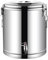 AMYSTY Bidon Alimentaire pour Vin Seau À Lait en Acier Inoxydable 201, Seau À Lait, Seau À Vin avec Robinet, Baril Scellé De Stockage Seau à Lait Récipient(50L)