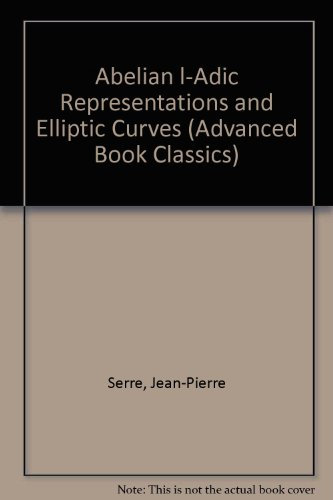 Abelian L'Adic Representations and Elliptic Curves