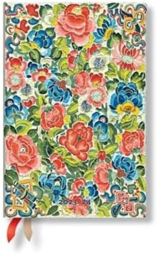 Pear Garden (Peking Opera Embroidery) Mini 18-month Dayplanner 2024