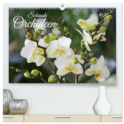 Schönste Orchideen (hochwertiger Premium Wandkalender 2026 DIN A2 quer), Kunstdruck in Hochglanz: Fantastische Orchideenblüten, gelungen in Szene gesetzt (CALVENDO Natur)