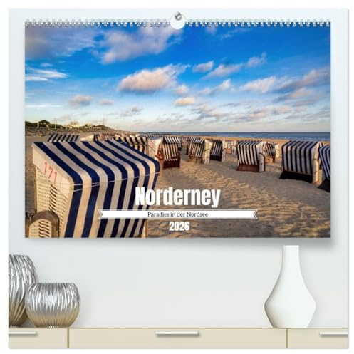 Norderney Paradies in der Nordsee (hochwertiger Premium Wandkalender 2026 DIN A2 quer), Kunstdruck in Hochglanz: Erlebe das ganze Jahr über die ... Insel Norderney. (CALVENDO Natur)