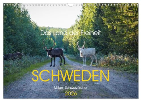 Das Land der Freiheit Schweden (Wandkalender 2026 DIN A3 quer), CALVENDO Monatskalender: Schweden die unendliche Weite von Seen und Wälder (CALVENDO Orte)