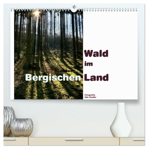 Wald im Bergischen Land 2026 (hochwertiger Premium Wandkalender 2026 DIN A2 quer), Kunstdruck in Hochglanz: Die Wälder des Bergischen Landes bieten Erholung für Auge und Gemüt (CALVENDO Natur)