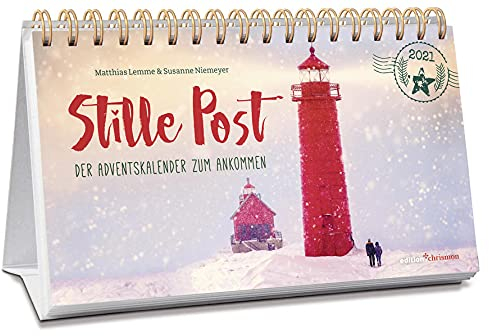 Stille Post 2021. Der Adventskalender zum Ankommen: Tischkalender zum Aufstellen. Überraschende Texte zu Weihnachten & 24 Postkarten zum Heraustrennen. Adventskalender für Erwachsene.