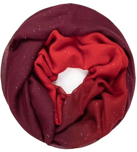 Glamexx24 Damen Schal leichter Langschal Loop Schlauchschal Tuch Viele Farben