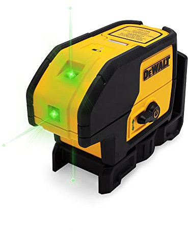 DEWALT Laser Level, 3 Spot Laser, Green, (DW083CG)