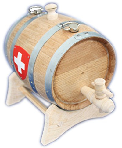 MAAJ® getoastetes WEINFASS 700ml Marketender/Bernhardiner WINZER-BÖTTCHER-QUALITÄT AUS FRANZÖSICHER EICHE - MADE IN PORTUGAL