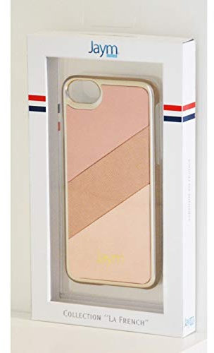 JAYM Coque Premium Made in France Compatible Apple IPHONE 6 / 6S / 7/8 Gold Full Rose