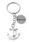 Porte-clés Ancre Marine Avec Corde Gravure Personnalisée Sur Médaille