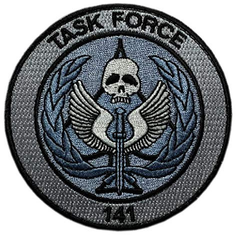 Patch Call of Duty Logo Call of Duty de Modern Warfare Task Force 141 (fermeture à crochet - P5)