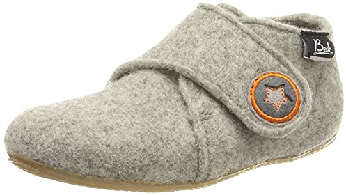 Beck Jungen Snuglies Hausschuh, Grau, 22 EU