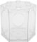 Nano Aquarium Aquarium Hexagon Aquarium Kunststoff Terrarium Garnelen Aufzucht Becken Aquarium (transparent)