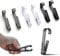 Gancio a Clip Multifunzione.6 Pezzi Ganci con Molletta in Uno.Clip con Gancio.Gancio in Plastica Con Pinza da Appendere.Ganci Tenda Doccia.Mollette Appendiabiti Per Cucina Bagno(Bianco/Grigio/Nero)