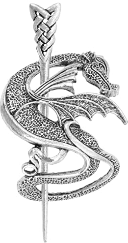 Keltische Haarnadeln Vintage Silber Wikinger Haarspangen Metall Wikinger Haarspange für Frauen Männer