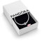 PANDORA Moments Women's Sterling Silver Sparkling Pavé Clasp Snake Chain Bracelet for Charms, Size 20, With Gift Box