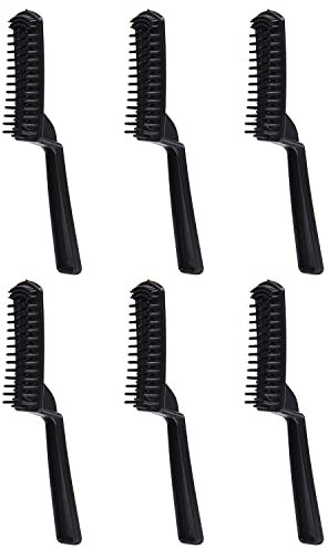 UNVOJL Lot de 6 pinceaux de coloration pour cheveux - Applicateur de teinture - Peigne incliné et pinceau
