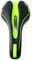 MAXXONI - Fahrradsattel Fahrrad Sattel Gel Fahrradsitz Radsattel Mountainbike City Trekking Rennrad (Schwarz/Grün)