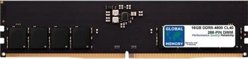 Memoria RAM DDR5 da 16 GB 4800 MHz PC5-38400 288-PIN DIMM compatibile con PC desktop/schede madri