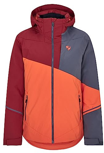 Ziener Herren TIMPA Ski-Jacke/Snowboard-Jacke | atmungsaktiv, wasserdicht, burnt orange, 54