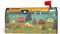 Happy Bus Camper Briefkastenabdeckung, Standardgröße, 45,7 x 53,3 cm, Briefkastenabdeckung, Gartendekoration