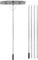 COSTWAY Rastrello per Neve in Alluminio per Tetti e Auto, Pala da Neve Telescopico e Allungabile da 146-609 cm, Lama Grande da 63 cm con 2 Ruote, per Vari Occasioni