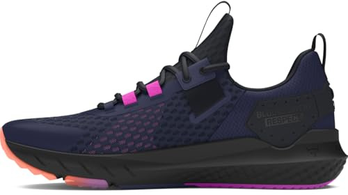 Under Armour Project Rock Blood Sweat Respect 4 - Zapatillas Deportivas para Hombre, (402) Midnight Navy/Black/Flare Orange, 10