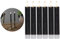 Stabkerzen LED mit Timer SCHWARZ 6 Stück Indoor 6 Stunden ECHTWACHS 15cm Höhe für Kerzen 2,2cm Durchmesser 2 AAA Batterien notwendig LED Stabkerzen 4er Set SCHWARZ (zwei Mal) bewegliche Flamme Licht