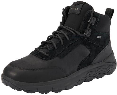 Geox U Spherica 4x4 B Abx, Scarpe da ginnastica Uomo, Nero I, 41 EU