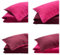 JOWOLLINA Natur Leinen Bettwäsche-Set Soft Washed Finish 180mg2 (Baked Pink, 135x200 cm, 80x80 cm)