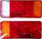 Generic 2 x Cabochon de feux arrière pour Renault Master,VW T-5,Iveco Daily Eurocargo I,II,III,Citroen C25 Jumper Jumpy,Fiat Ducato,Peugeot Boxer Pritsche LKW Anhänger E-MARK